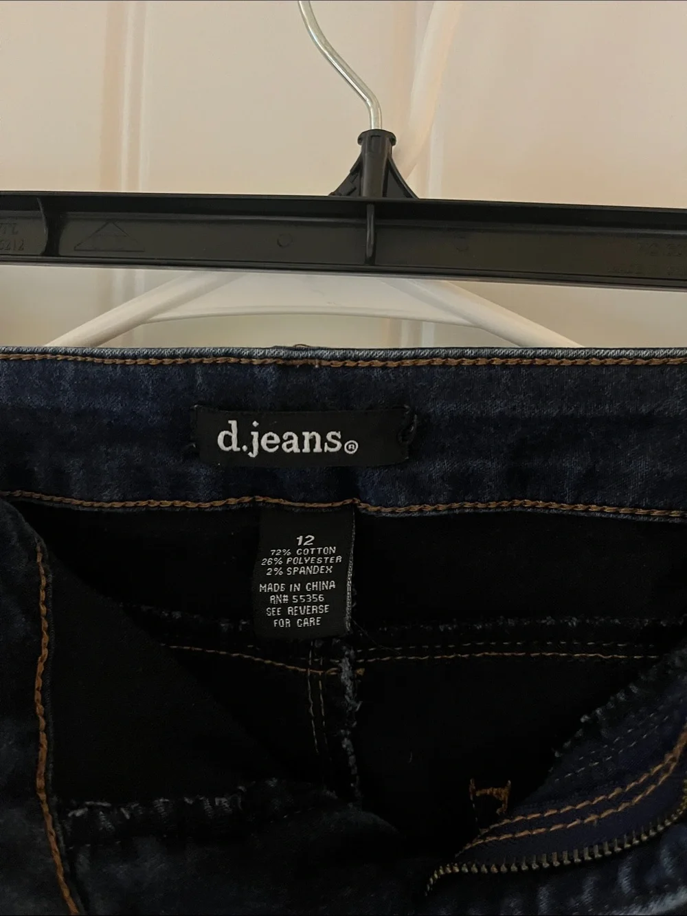 d. jeans Dark Indigo Skinny Jeans - Picture 5 of 5